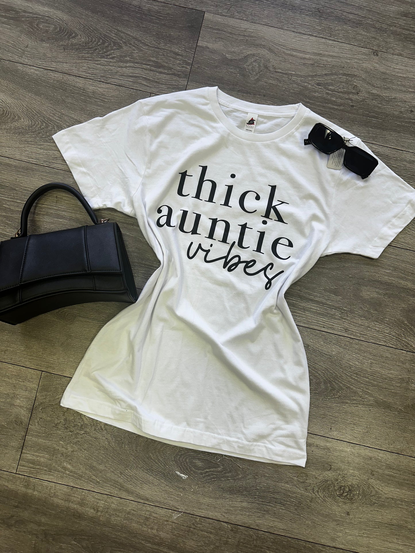 Thick Auntie Vibes Graphic Tee